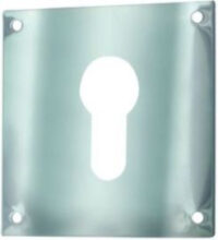 Plaque de propreté inox - différentes tailles