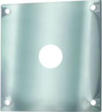 plaque de propreté inox pré-percée verrou