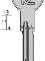 Ebauches ISEO R6 - ISE15/XIS17 Laiton  X10