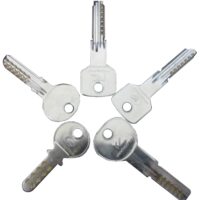 Pack de 5 bumpkeys pour serrures radiales