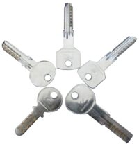 Pack de 5 bumpkeys pour serrures radiales