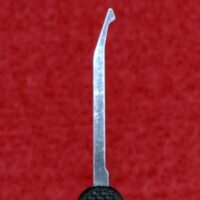 Pick palpeur Peterson, Demi diamant courbé, acier Gov1 / série 0.64mm (Hooked Diamond - plastic Gov Steel)