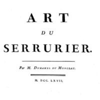 Art du serrurier (Duhamel et Monceau)