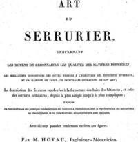 Art du Serrurier (Hoyau)