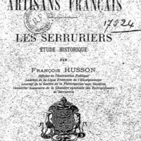 Les serruriers (étude historique)