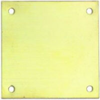 Plaque de propreté laiton - différentes tailles