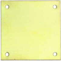 Plaque de propreté laiton - différentes tailles