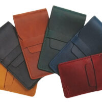 Pochette cuir grand format (6 couleurs)