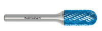 Fraises Blue-Tec à bout rond monobloc- différentes tailles