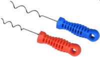 Set de 2 spirales queue de cochon pour portes claquées extérieures