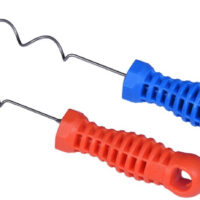 Set de 2 spirales queue de cochon pour portes claquées extérieures