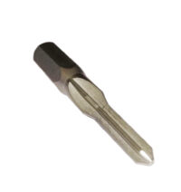 Lot de 2 lames de forceur pour serrures en croix