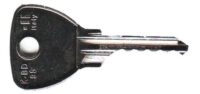 Bumpkey, clé plate pour Bricard / BD9S