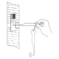 Lot de 7 passes pour serrures à gorges