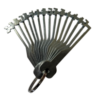 Lot de 15 passes pour serrures à gorges